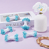 Cotton with Gypsum Artificial Flower Core for Hairpin Accessories DIY-WH20001-21B-4