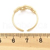 Brass Cuff Rings for Women RJEW-B119-04G-5