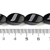 Natural Black Onyx(Dyed & Heated) Beads Strands G-U018-G07-01-4
