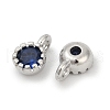 Brass Pave Cubic Zirconia Pendants KK-H204-03P-02-2