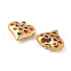 304 Stainless Steel Enamel Pendants STAS-L022-528G-2