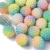 Imitation Pearl Acrylic Beads OACR-FS0001-32G-4