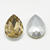 Pointed Back Glass Rhinestone Cabochons RGLA-T081-6x8mm-04-2