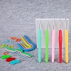 DIY Knitting Kits Storage Bag for Beginners Include Crochet Hooks PW-WG86539-02-2