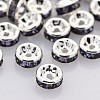 Brass Rhinestone Spacer Beads RB-A014-Z5mm-18S-NF-1