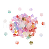 100Pcs Transparent Spray Painted Glass Beads GLAA-CJ0001-62-1