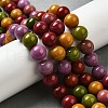 Dyed Natural Malaysia Jade Beads Strands G-G021-02C-14-4
