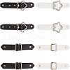Fingerinspire 8Pcs 4 Style Imitation Leather Toggle Buckle FIND-FG0001-27-1