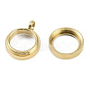 Ion Plating(IP) 304 Stainless Stee Locket Pendants STAS-S132-16G-01-2