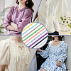 FINGERINSPIRE 30 Yards 12 Colors Chinlon Elastic Lace Trim EW-FG0001-01-6