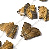 Natural Tiger Eye Beads Strands G-B136-A02-2