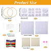 Globleland DIY Flower Embroidery Kits DIY-GL0004-115-2