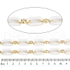 Rack Plating Acrylic & CCB Plastic Chain CHAC-H001-01H-2