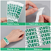CREATCABIN 100Pcs Paper Disposable Wristbands BJEW-CN0001-10C-3