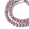 Opaque Glass Beads Strands GLAA-H022-01B-09-2