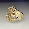 Dollar Sign Zinc Alloy Finger Rings for Men FS-WG78023-01-4