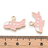 Alloy Enamel Pendants PALLOY-S133-010B-3