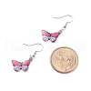 Two Tone Butterfly Dangle Earrings for Women EJEW-JE04807-6