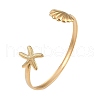 304 Stainless Steel Cuff Bangles for Women BJEW-A024-01G-1