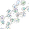 Electroplate Glass Beads Strands EGLA-D030-17X-2