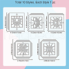 Saint Patrick's Day Carbon Steel Cutting Dies Stencils DIY-WH0309-1585-6