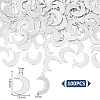 Unicraftale Stainless Steel Moon Pendants STAS-UN0001-55P-3