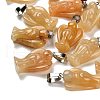 Natural Topaz Jade Pendants G-B127-10P-05-1