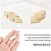 BENECREAT 30Pcs Brass Charms KK-BC0002-93-3