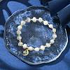 Mother's Day Jewellery Natural Cultured Freshwater Pearl Beads Stretch Bracelets BJEW-JB10739-2