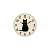MDF Printed Wall Clock HJEW-WH0058-022-8