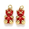 Real 18K Gold Plated Brass Pendants KK-L206-001I-G-1