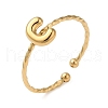 304 Stainless Steel Open Cuff Rings RJEW-K261-02G-C-1