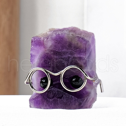 Natural Amethyst Hedgehog Display Decorations PW-WG507D9-05-1
