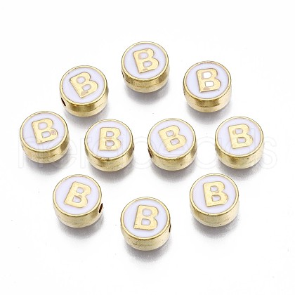 Alloy Enamel Beads ENAM-N052-006-01B-RS-1