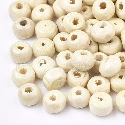 Dyed Natural Wood Beads WOOD-Q006-6mm-04-LF-1