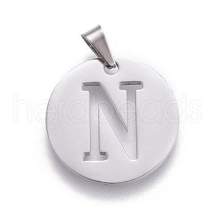 Non-Tarnish 201 Stainless Steel Pendants STAS-L221-33N-1