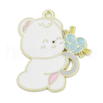 Valentine's Day Alloy Enamel Pendants PALLOY-V001-01C-1
