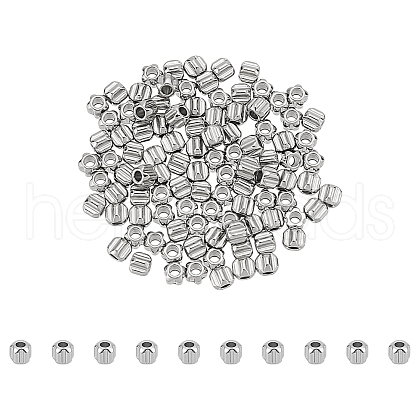 Unicraftale 100Pcs 304 Stainless Steel Beads FIND-UN0016-19-1