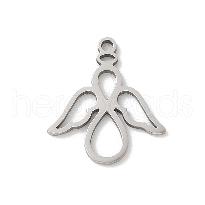201 Stainless Steel Pendants STAS-S157-01B-P-1