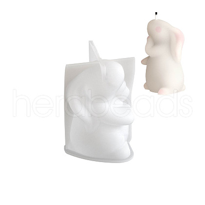 Easter Theme Rabbit DIY Silicone Candle Molds SIL-F019-01A-1