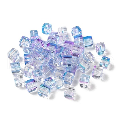 Two Tone Transparent Glass Beads X1-GLAA-NH0001-03F-1