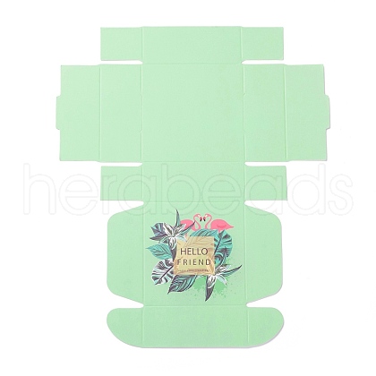 Creative Folding Wedding Candy Cardboard Box CON-I011-01B-1