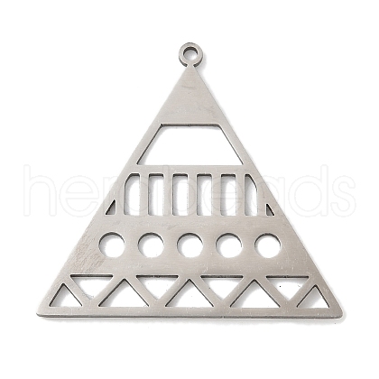 304 Stainless Steel Pendants STAS-S174-38P-1