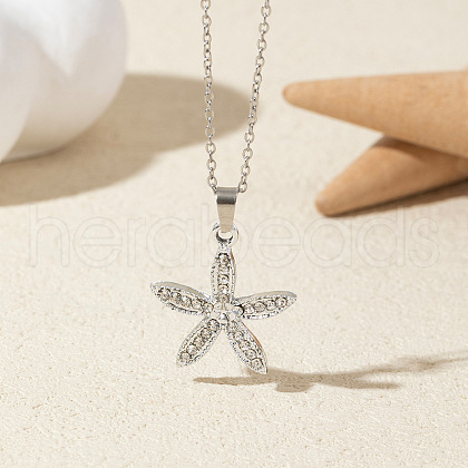 Alloy Crystal Rhinestone Pendant Necklaces FS-WG6A3E6-10-1
