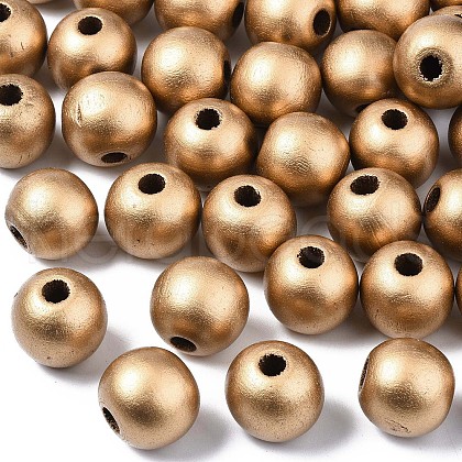 Dyed Natural Wood Beads WOOD-T027-23B-01-LF-1