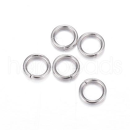 Tarnish Resistant 304 Stainless Steel Jump Rings STAS-D447-08-1