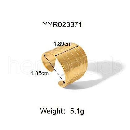 Stainless Steel Cuff Rings for Women CD9702-8-1
