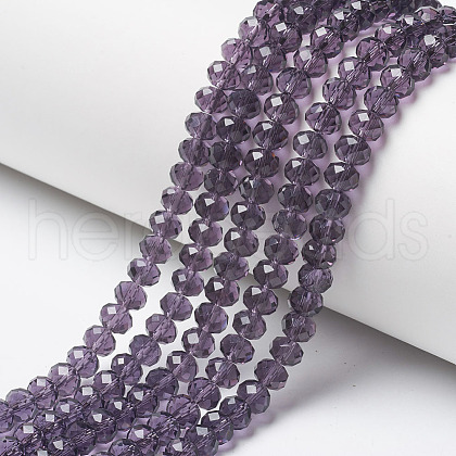 Glass Beads Strands EGLA-A034-T1mm-D15-1