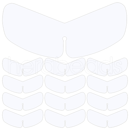 PVC Shirt Collar Shaping Support FIND-WH0159-20B-1