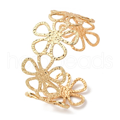 304 Stainless Steel Cuff Bangles BJEW-B135-01A-G-1